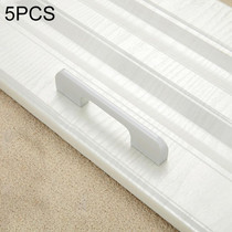 5 PCS 2049-128 Drawer Cabinet Door Aluminum Alloy Handle Straight Door Handle(Silver)