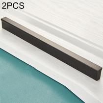 2 PCS 2778-256 Modern Simple Cabinet Door Handle Drawer Wardrobe Handle (Black)