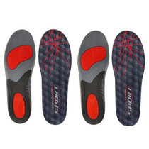 2 Pairs Silicone Shock-absorbing Breathable Sweat-absorbing TPE Insoles, Size: For 36/37cm(Black)