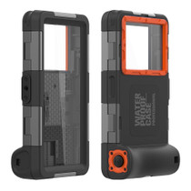 RedPepper 2nd Generation Diving Waterproof Protective Case, Waterproof depth: 15m(Black + Orange)