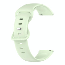 For Garmin Move Luxe 20mm Solid Color Silicone Watch Band(Green)