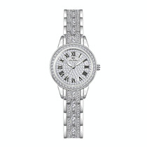 BS Bee Sister  FA1501 Ladies Diamond Watch Chain Watch(Silver)