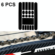 6 PCS FMFXTR Bicycle Protection Chain Sticker Front Fork Protective Film, Color: Matt Color