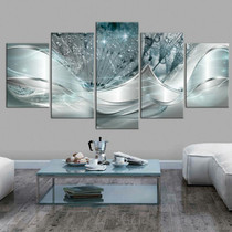 Sofa Background Wall Decorative Painting Hanging Paintings Frameless, Size: 20x50cm(Blue)