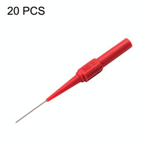 20 PCS Coarse Probe Auto Repair Test Multimeter Pen, Color: Red