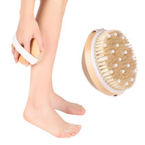 PPR Soft Bead Handleless Massage Bristle Bath Brush(As Show)