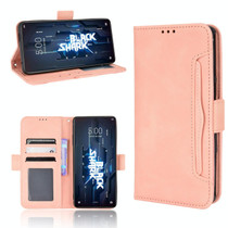 For Xiaomi Black Shark 5 Pro Skin Feel Calf Texture Card Slots Leather Phone Case(Pink)