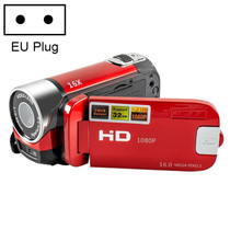 16X Digital Zoom HD 16 Million Pixel Home Travel DV Camera, EU Plug(Red)