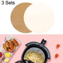 3 Sets Air Fryer Special Paper Pad Grilled Meat Paper Oil Absorbed Paper, Color Random Delivery, Style: Round Without Hole (19cm)