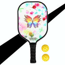 LEIJIAER Carbon Fiber 3K Board Surface Fragrant Honeycomb Tennis Racket(Butterfly PK-064)