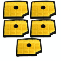 5 PCS Chainsaw Air Filter Cotton 11291201607 for Stihl MS200T MS200 020T 020