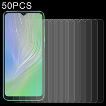 50 PCS 0.26mm 9H 2.5D Tempered Glass Film For Blackview A55
