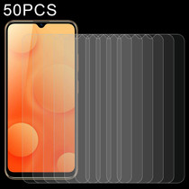 50 PCS 0.26mm 9H 2.5D Tempered Glass Film For Blackview A95
