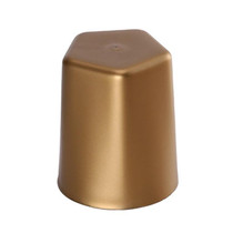 6 PCS Bar Thickening Anti-skid Dice Cup, Style: Pentagon(Golden)