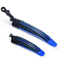 5 Sets  Dual Color Bicycle Mudguard Mountain Bike Fenders Set(Dark Blue)