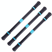 3 PCS Beginners Non-slip Wear-resistant Portable Rotating Pen(Black + Blue)