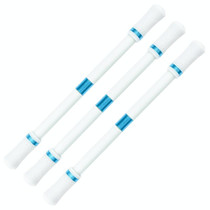 3 PCS Beginners Non-slip Wear-resistant Portable Rotating Pen(White + Blue)