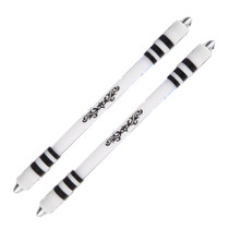 2 PCS Visual Spinning Pen Drop Resistant No Refill Rotary Pen Special(A5 Black)