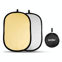 Godox FT01 2 in 1 Gold / Silver Oval Folding Reflector Board, Size: 150 x 200cm