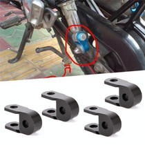 2 Pairs Shock Absorber Extender Height Extension for Motorcycle Scooter, Size: Small(Black)
