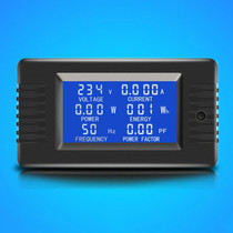 Peacefair English Version Multifunctional AC Digital Display Power Monitor, Specification: 5A