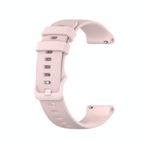 For Honor Magic Watch 2 42mm Checkered Silicone Watch Band(Pink)