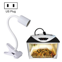 ZY-UAB Turtle Backlight UVA Heated Climbing Pet Backlight, US Plug Without Bulb(White Elbow Long Light Stand)