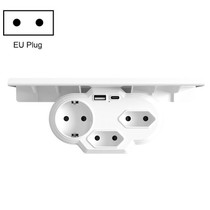 HHT610 Expansion Plug Adapter, EU Plug, Specification: With Tray No Light(White)