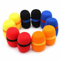 10 PCS Handheld Dust Proof Soft Sponge Microphone Cover(Random Color Delivery)