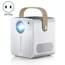 ZXL-Y8 Intelligent Portable HD 4K Projector, US Plug, Specification: Phone Screen Version(White)