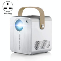 ZXL-Y8 Intelligent Portable HD 4K Projector, UK Plug, Specification:Basic Version(White)