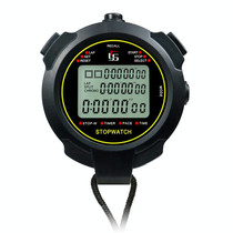 YS Stopwatch Timer Training Fitness Competition Stopwatch, Style: YS-730 30 Memories(Black) 