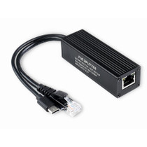 Waveshare Metal Case Gigabit PoE Splitter, 5V 2.5A Type-C Out