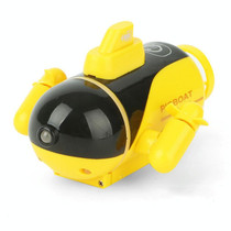 777-219 Mini Remote Control Submarine Small Remote Control Boat(Yellow)