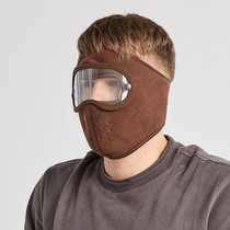 2 PCS XBG-9123 Pellets Riding Windproof HD Goggles Anti-Fog Mask(Brown)