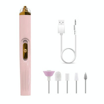 BZX5 5 In 1 USB Nail Polisher Peeling Manicure(Rose Pink)
