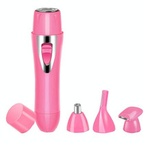 BZ-3563B 4 In 1 USB Shaver Nose Hair Trimmer(Pink)