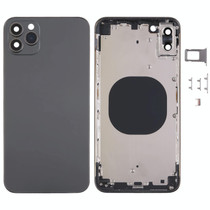 Back Housing Cover with Appearance Imitation of iP13 Pro Max for iPhone XS Max(Black)