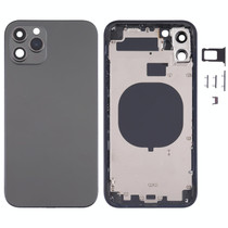 Back Housing Cover with Appearance Imitation of iP13 Pro for iPhone 11(Black)