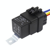 1040 5 Pin Waterproof Integrated Automotive Relay With Bracket, Rated voltage: 12V