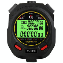 YS 3 Rows Display Luminous Stopwatch Timer Training Referee Stopwatch, Style: YS-1060 60 Memories