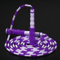 2 PCS 2.8m Children Bamboo Joint Skipping Rope, Style:(Soft Beads Purple)