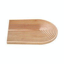 Small Elliptical  Wooden Tray Photography Shooting Props