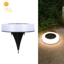 Solar Garden Waterproof Outdoor Fog Buried Lamp Stair Decoration(Warm Light)