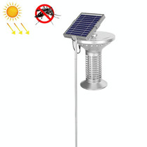Household Outdoor Solar Light Control Mosquito Lamp(Silver)