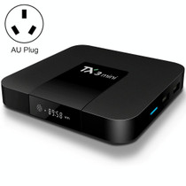 TX3 Mini 4K*2K Display HD Smart TV BOX Player with Remote Controller, Android 7.1 OS Amlogic S905W up to 2.0 GHz, Quad core ARM Cortex-A53, RAM: 2GB DDR3, ROM: 16GB, Supports WiFi & TF & AV In & DC In, AU Plug(Black)