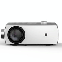 YG430 Android Version 1920x1080 2500 Lumens Portable Home Theater LCD HD Projector, Plug Type:UK Plug(Silver)