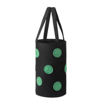 Multi-Mouth Hanging Strawberry Plant Bag With 13 Holes, Size: 20x35cm(Black)