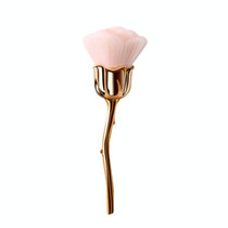 Rose Flower Makeup Brush Loose Powder Brush Beauty Tools(Pink  Hair)