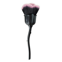 Rose Flower Makeup Brush Loose Powder Brush Beauty Tools(Black Flower Petal)